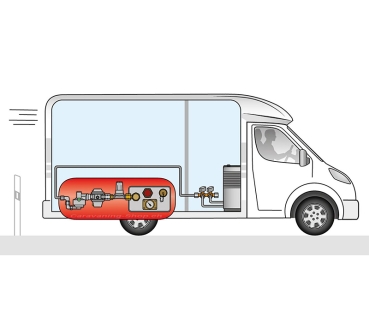 Preview: Gasfilter Caramatic ConnectClean 2.0 inkl. Filter