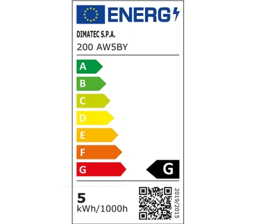 Vorzeltleuchte 200 AW5 schwarz