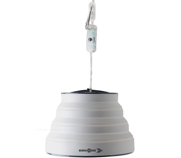 Zeltlampe Syrma LED, grau