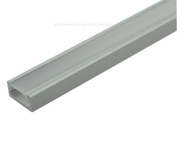 Aluminiumprofil 100 cm  flache Bauform