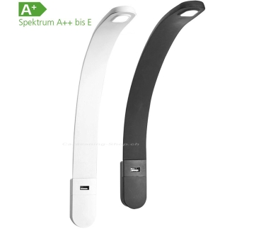 LED-Schwanenhalsleuchte Typ S, schwarz