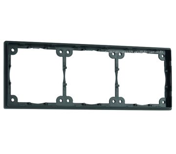 Distanzrahmen flach, 3-fach, schwarz