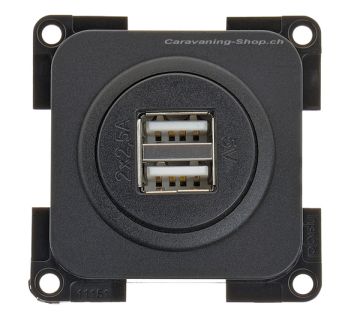 USB-Ladesteckdose, 2-fach