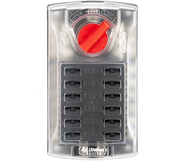 Preview: Sicherungsblock ST ATO® 12 Series mit Erdungsschiene