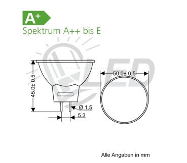 Preview: LED-Leuchtmittel, 21er SMD Spot MR 16, 12 V