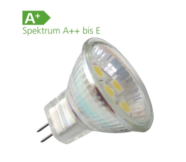 LED-Leuchtmittel,  6 SMD Spot MR 11 GU4, 12 V