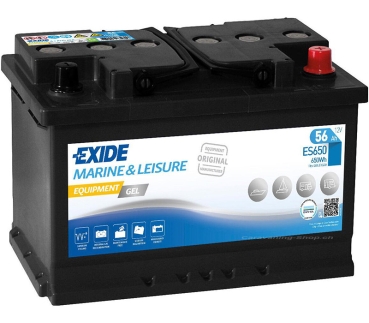 Batterie EXIDE Equipment GEL ES 650, 56 Ah