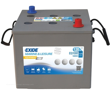 EXIDE Batterie Equipment AGM, 120 Ah