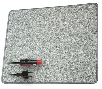Paroli Heizmatte, grau, 60 x 100 cm, 12 Volt / 60 Watt