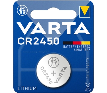 VARTA Hightech-Lithium-Knopfzelle, Lithium Coin CR2450