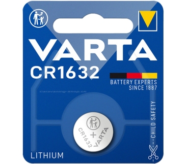 VARTA Hightech-Lithium-Knopfzelle, Lithium Coin CR1632