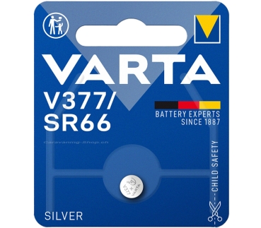 VARTA Hightech-Lithium-Knopfzelle, Silver Coin, Uhrenbatterie V377/SR66
