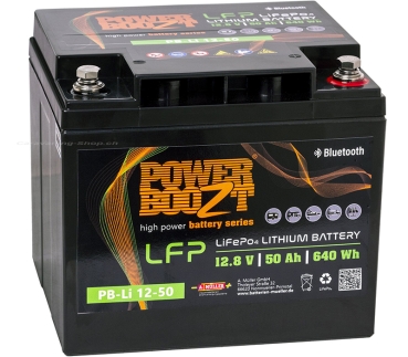 Powerboozt Lithium-Batterie, 50Ah