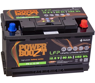 Powerboozt Lithium-Batterie, 90Ah, Bully Batterie T5 und T6