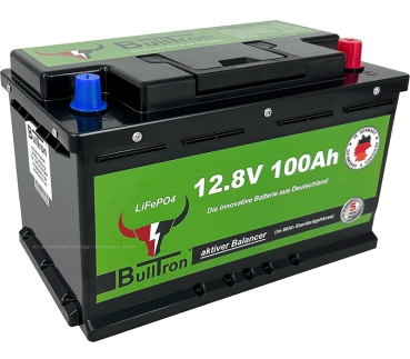 Preview: BullTron Lithium Batterie Standard 100 Ah, mit Smart BMS