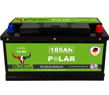 BullTron Lithium Batterie Polar 185 Ah (DIN 95), mit Smart BMS