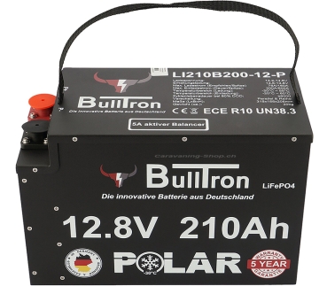 BullTron Lithium Batterie Polar 210 Ah, mit Smart BMS