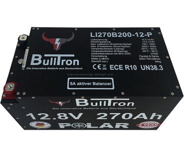 Preview: BullTron Lithium Batterie Polar 270 Ah, mit Smart BMS
