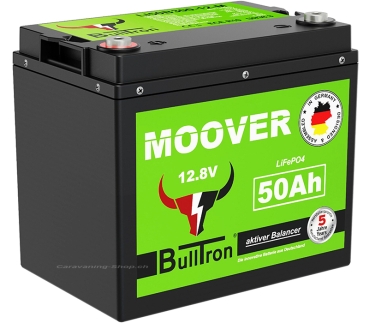 Preview: BullTron Lithium Batterie Moover  50 Ah, mit Ladegerät