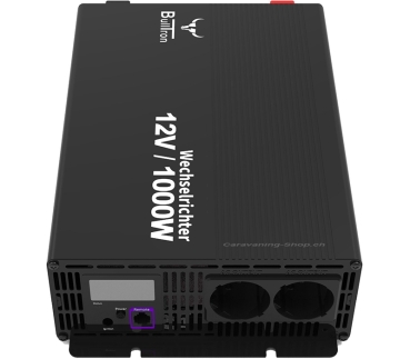 BullTron Wechselrichter 1000 W ohne Netzvorrangschaltung mit Display
