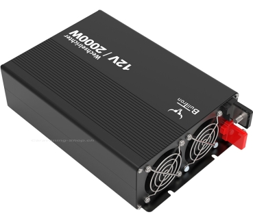 Preview: BullTron Wechselrichter 2000 W ohne Netzvorrangschaltung mit Display