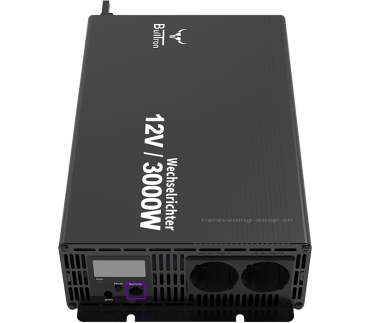 BullTron Wechselrichter 3000 W ohne Netzvorrangschaltung mit Display