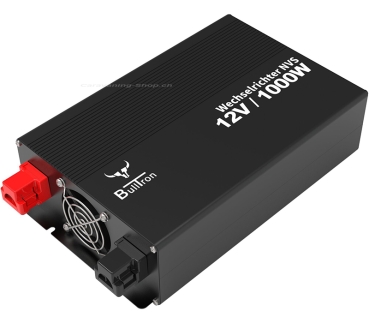 Preview: BullTron Wechselrichter 1000 W mit Netzvorrangschaltung mit Display