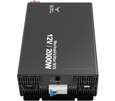 BullTron Wechselrichter 2000 W mit Netzvorrangschaltung mit Display