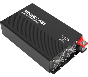 Preview: BullTron Wechselrichter 3000 W mit Netzvorrangschaltung mit Display