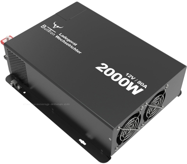 Preview: BullTron Wechselrichter 2000 W + Ladegerät 100 A