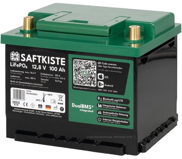 Saftkiste Lithium Batterie LiFePO₄ 100 Ah