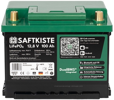 Preview: Saftkiste Lithium Batterie LiFePO₄ 100 Ah