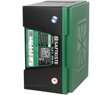 Preview: Saftkiste Lithium Batterie, Batteriepole vorne, 200 Ah