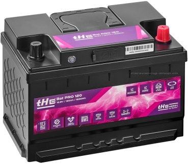 Lithium Batterie Premium LiFePO₄ tHE BatPro 120, 12,8 V, 120 Ah