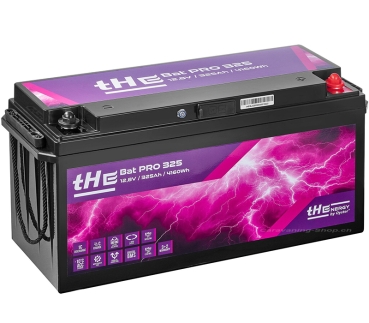 Lithium Batterie Premium LiFePO₄ tHE BatPro 325, 12,8 V, 325 Ah