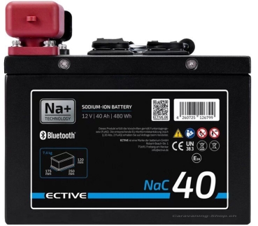 Preview: ECTIVE Natrium Moverbatterie NaC 40 BT, 40 Ah
