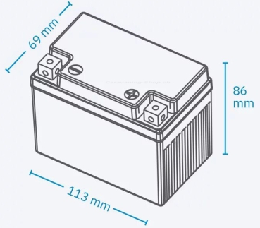 Lithium Batterie 4 Ah ECTIVE x Clesana LC4CS