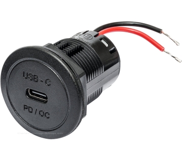Power-Einbausteckdose USB-C, 60 W, ohne Montageplatte
