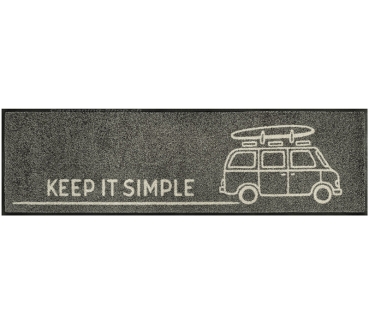 Fussmatte Keep it Simple, 120 x 35 cm