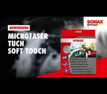 Preview: SONAX Mikrofasertuch soft touch 3 Stück