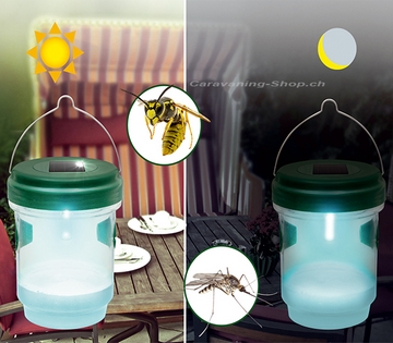 Gardigo Solar Insektenfalle gegen Wespen und Mücken