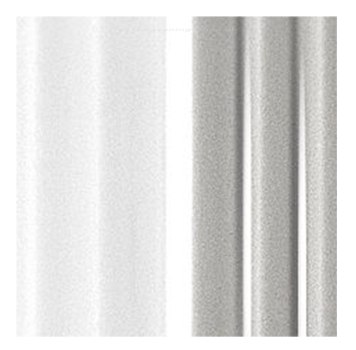 Preview: Türvorhang Band Lux, silber-weiss,  60 x 190 cm