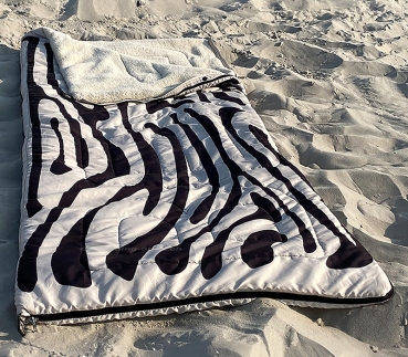 Vanlife Schlafsack Bentcho, Zebra Druck