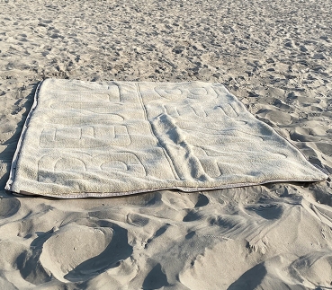 Vanlife Schlafsack Bentcho, Zebra Druck