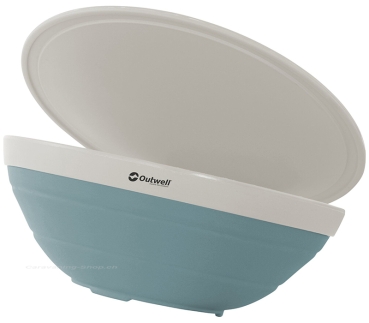 Schüssel und Sieb Set faltbar, graublau