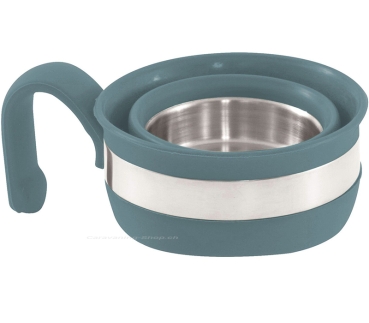 Tasse faltbar, graublau