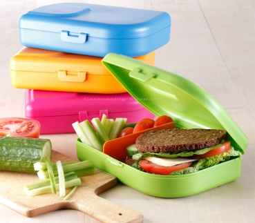 Brotbox ajaa! mit Trenner, pink