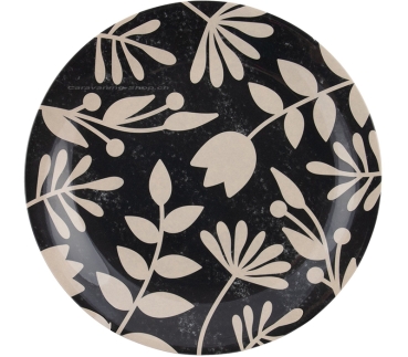 Preview: Geschirrserie Mix & Match, 16-teilig, beige/schwarz