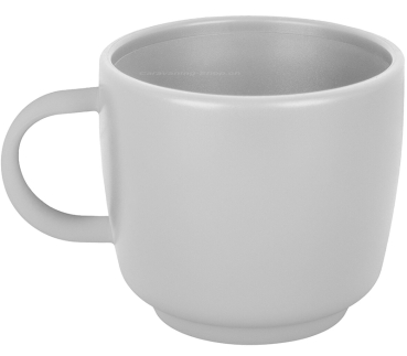 Henkelbecher Cappuccino, weiss