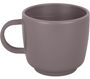 Henkelbecher Cappuccino, brombeer
